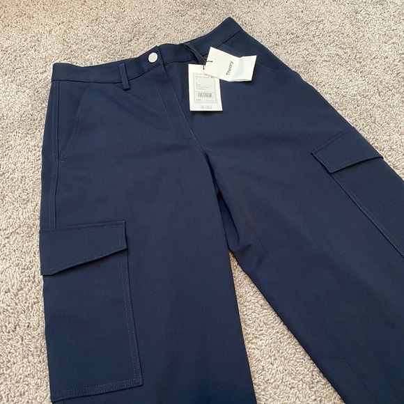 NWT THEORY WOOL CARGO PANTS - Picture 1 of 6